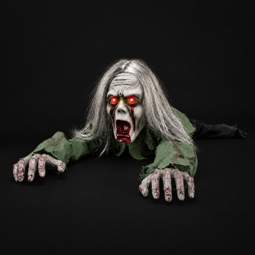 Crawling zombie animatronic